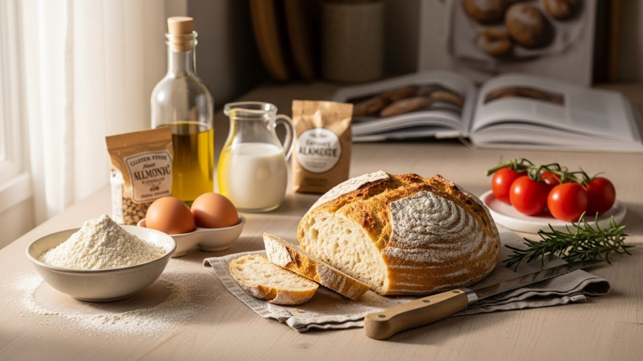 Bolos saudáveis sobre a mesa